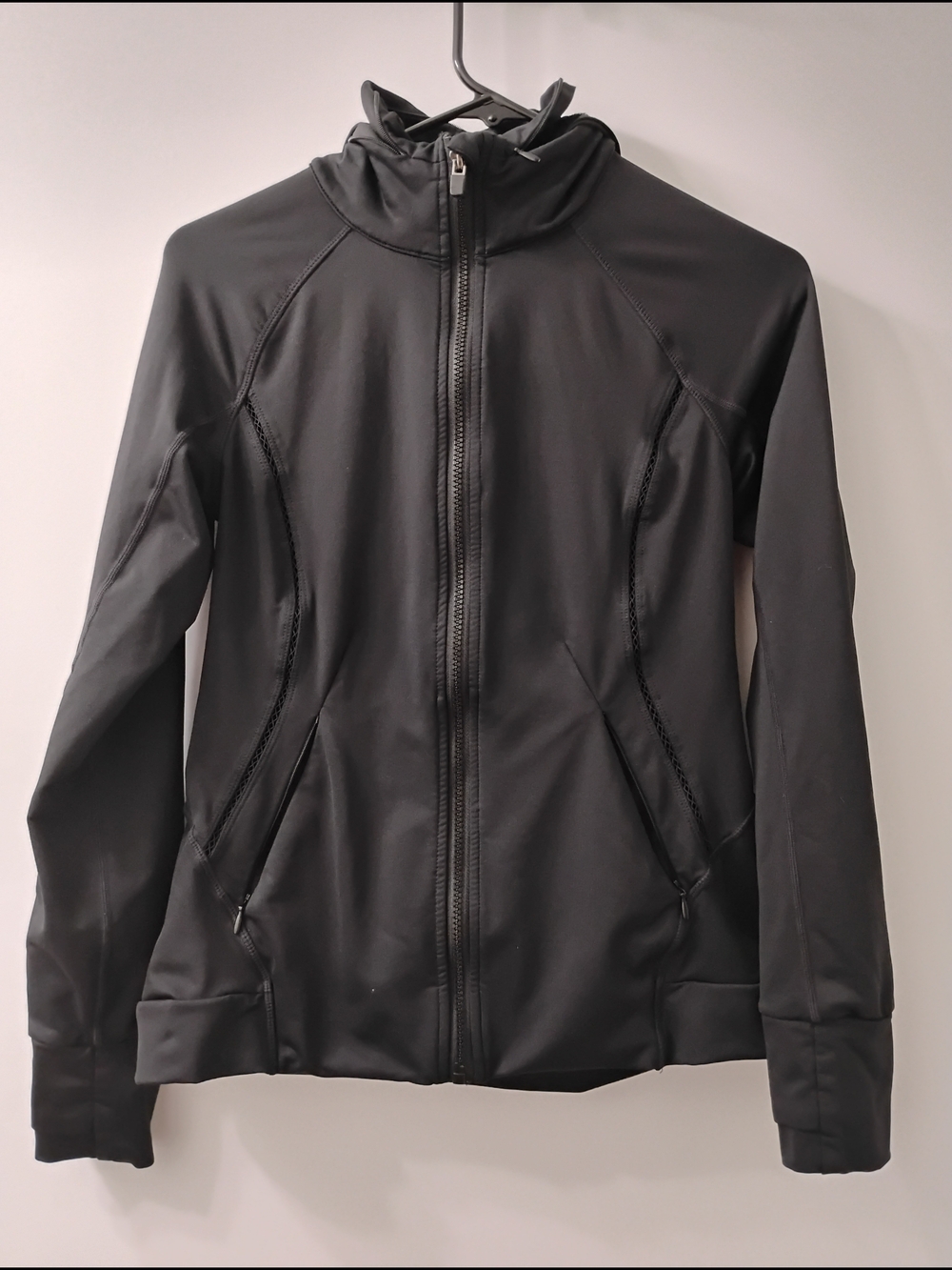 Fabletics Black Performance Zip Hoodie Jacket